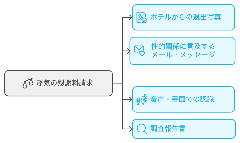 妻に浮気の慰謝料を請求するために必要なこと