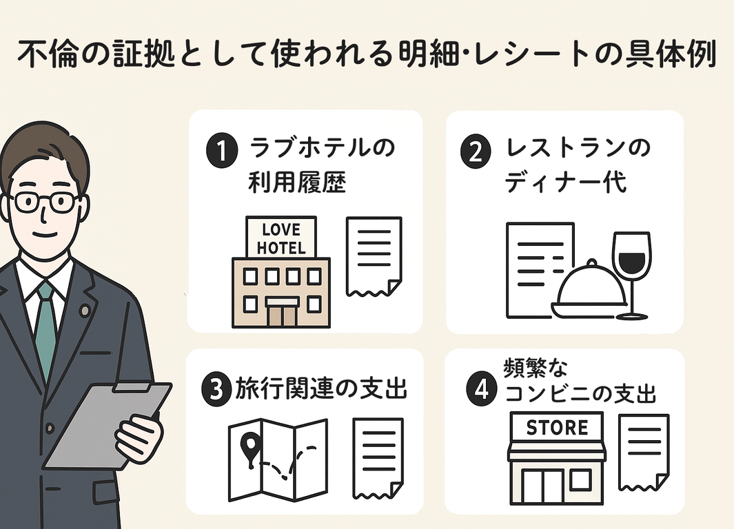 不倫の証拠