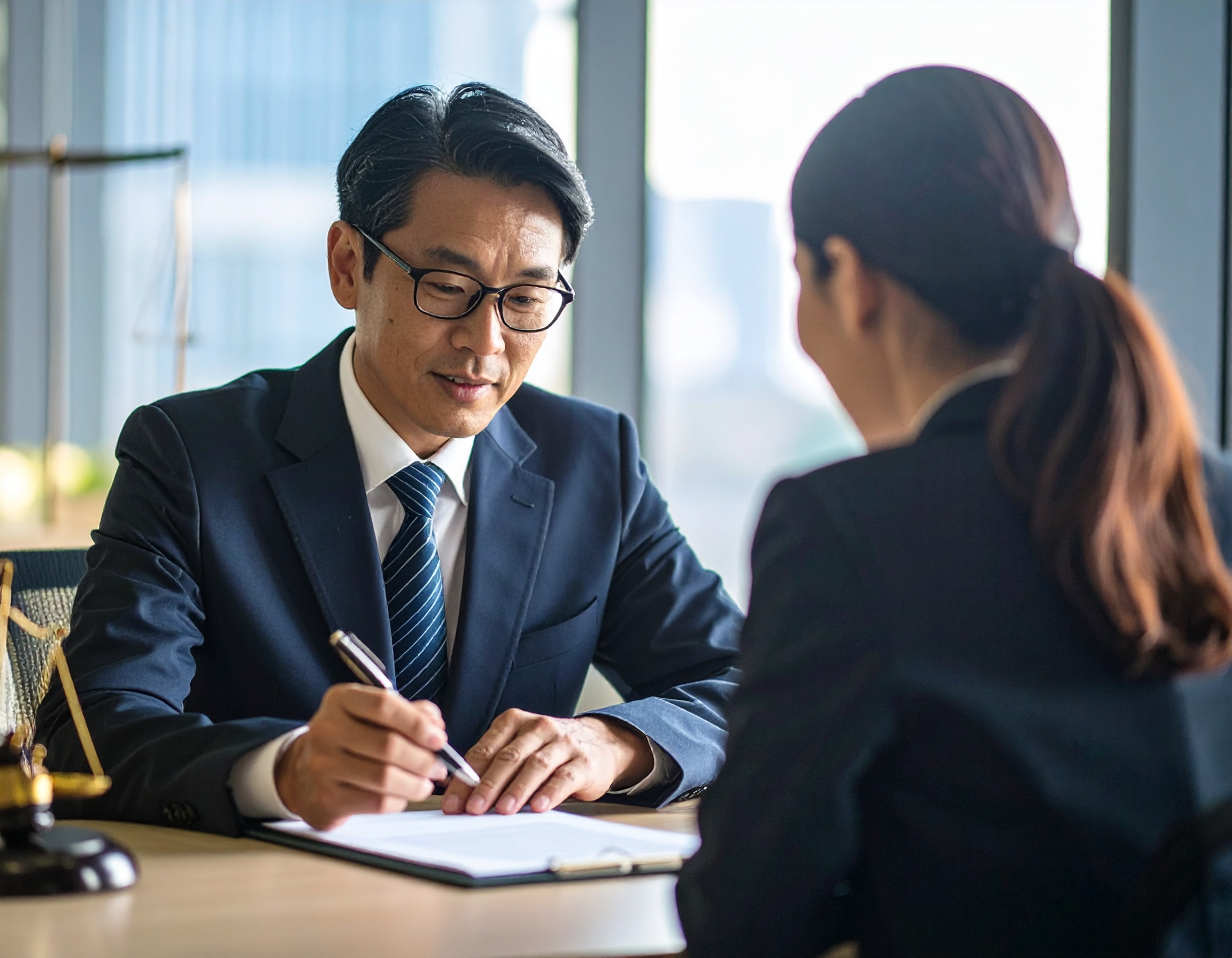 弁護士との面談