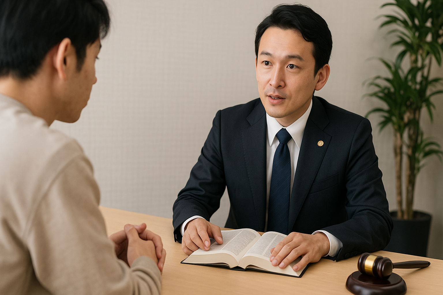 弁護士相談の様子