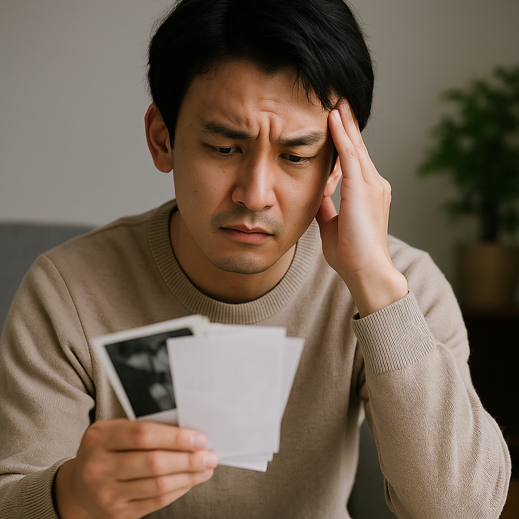 不倫の証拠を見つけて悩んでいる人