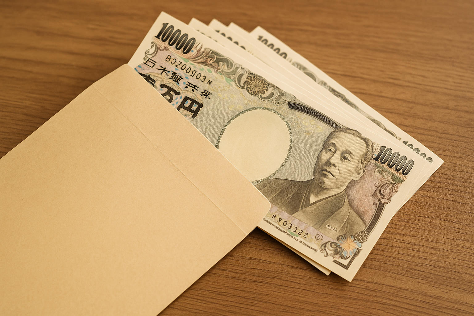 封筒の中のお金