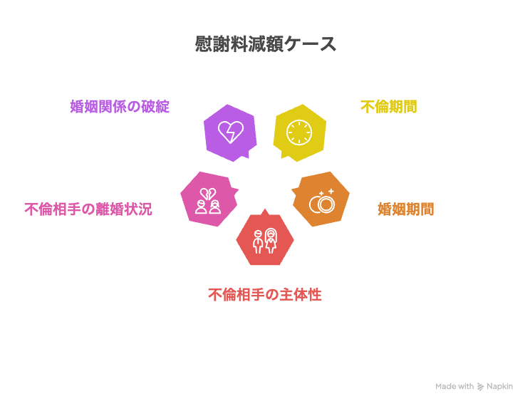 不倫をした際に慰謝料減額できるケース