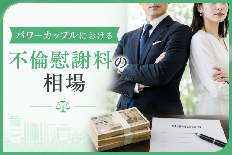 パワーカップルにおける不倫慰謝料の相場