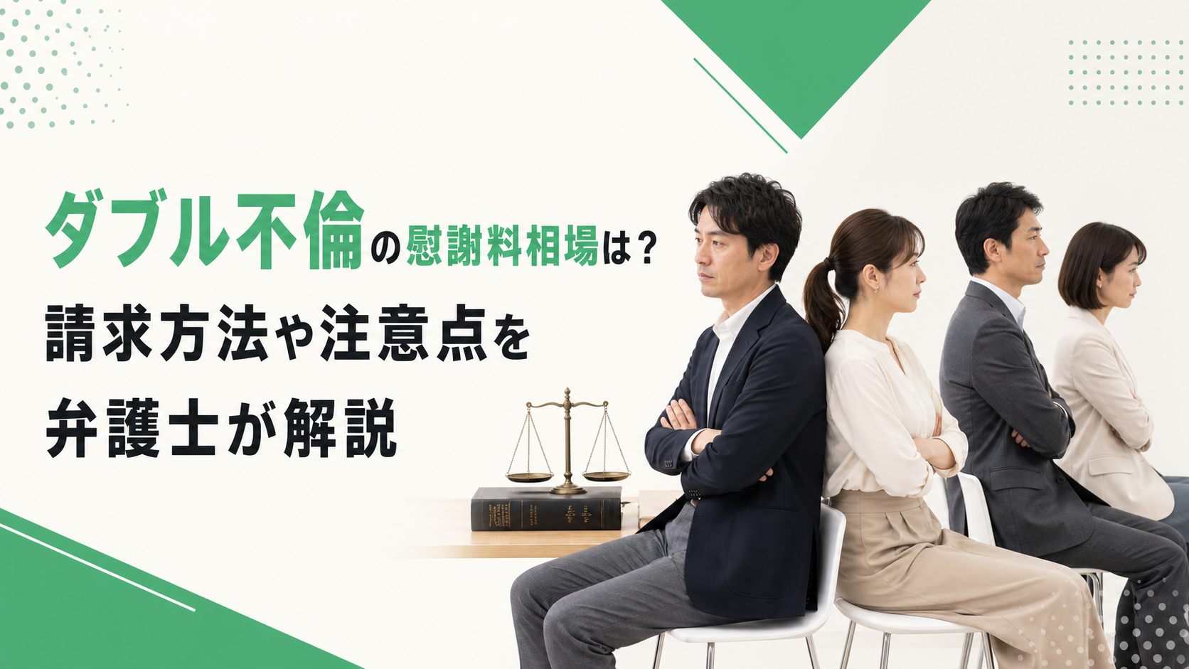 ダブル不倫の慰謝料相場は?請求方法や注意点を弁護士が解説